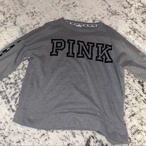 pink sweatshirt